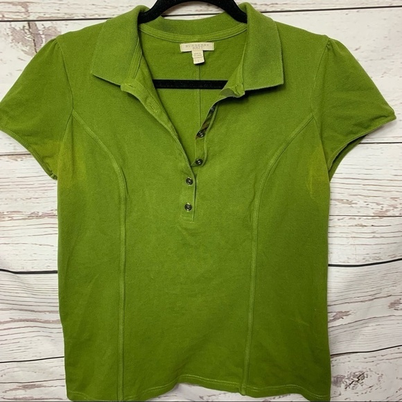 Burberry Brit Golf Polo Shirt Olive Green - Picture 3 of 9
